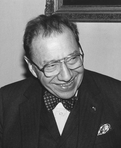 H.E. Alfred Cahen, the first President & a founder of CERIS. General Secratary of Western European Union (1985-1989)