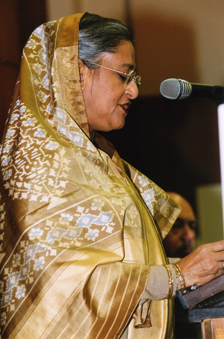 H.E. Sheikh Hassina CERIS 2002, Prime Minister of Bengladesh & daughter of the state's founder
